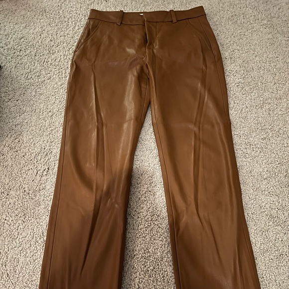 Zara Pants - Zara faux leather pants